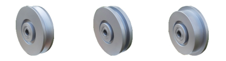 Mild Steel Solid Track Wheels<br />( MS - VG / MS - SQ / MS - RO / MS - FL )