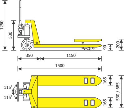 Hydraulic Pallet Truck Diagram