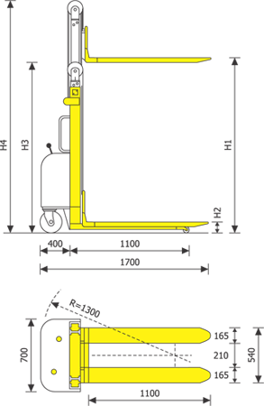 Hydraulic Stacker Diagram