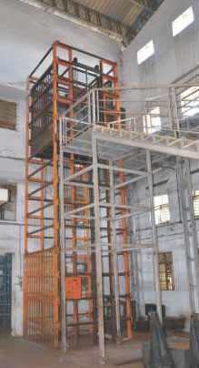 Hydraulic Goods Lifts (Four Channel Guide)