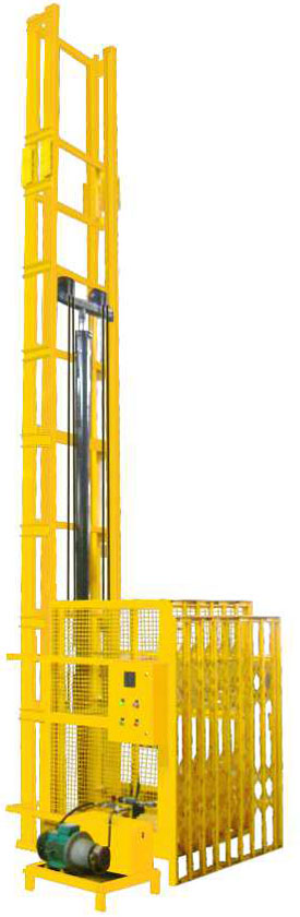 Hydraulic Goods Lifts (Two Channel Guide)