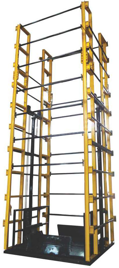 Hydraulic Goods Lifts (Four Channel Guide)