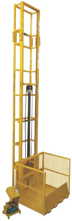 Hydraulic Goods Lifts (Two Channel Guide)