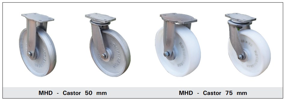 MEDIUM HEAVY DUTY CASTORS ( MHD SERIES )