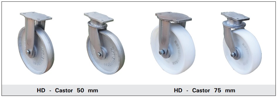 HEAVY DUTY CASTORS ( HD SERIES )