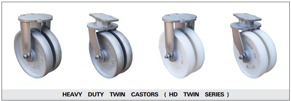 HEAVY DUTY TWIN CASTORS ( HD TWIN SERIES )