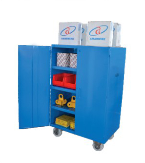 FIVE SHELF TROLLEY